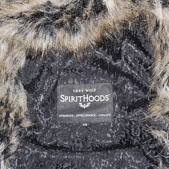 SpiritHoods Faux Fur Jacket - Brown and Black - Picture 2 of 7